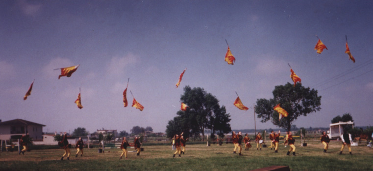 Flags in Sabaudia